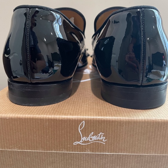COPY - Men’s Christian Louboutin “Spooky 2 Flat” Black Patent Oxford - Picture 6 of 11